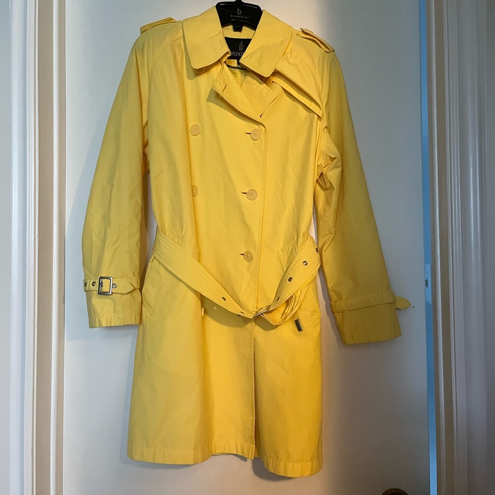London Fog Double Breasted Trench Coat